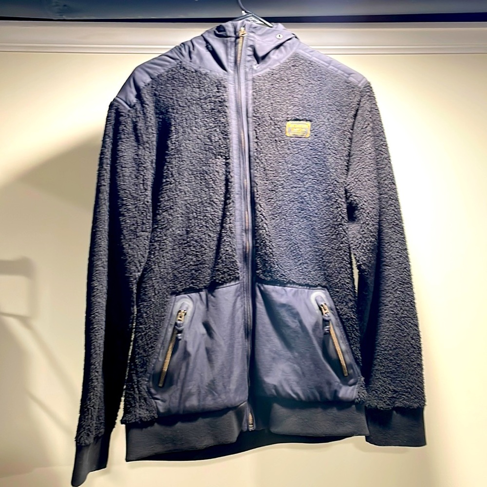 Burton Mens Heavy Sweatshirt Navy Blue Small